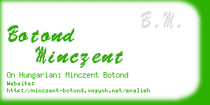 botond minczent business card